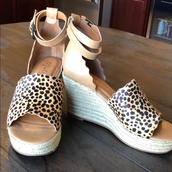 Matisse Shoes - Leopard Espadrille Wedges